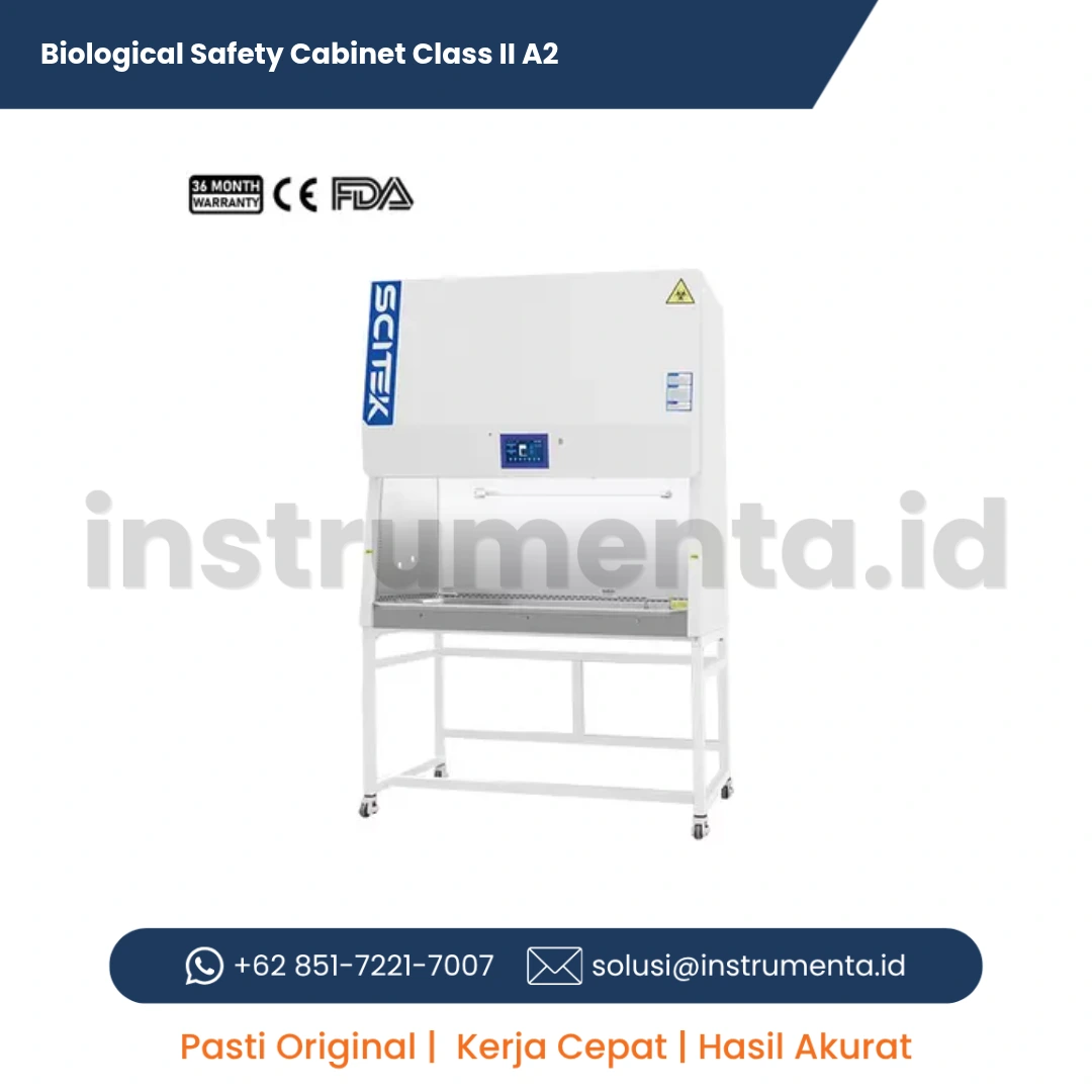Authorized Distributor Class II A2 Biological Safety Cabinet SCITEK BSC-IIA2 Series Kabinet Biosafety Laboratorium Klinik Mikrobiologi HEPA Filter